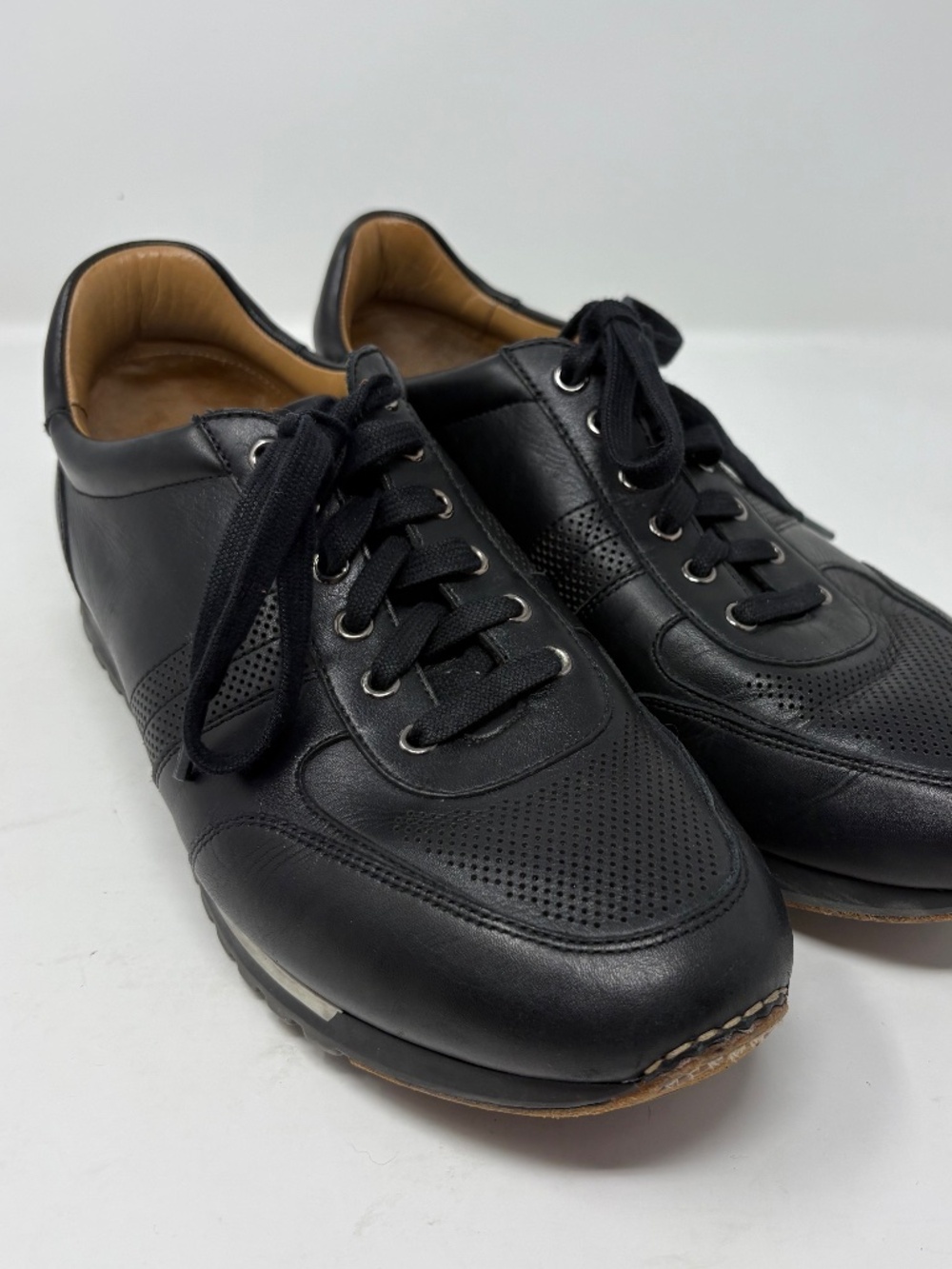 Magnanni Lizandro Lace Up Black Sneakers Shoes